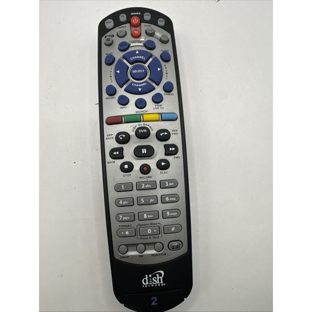 Dish Network 21.0 IR/UHF Pro#2 158925 Remote Control Tested/Works